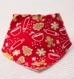 Baking for Santa Organic Cotton Bandana Bib