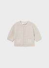 Beige Baby Boys Cotton Cardigan (Mayoral)