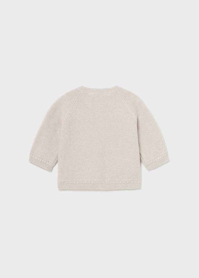 Beige Baby Boys Cotton Cardigan (Mayoral)