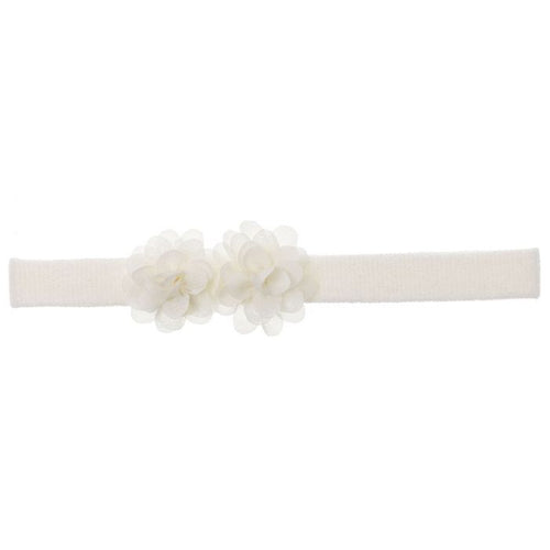 BEIGE Baby Headband With Small Flowers