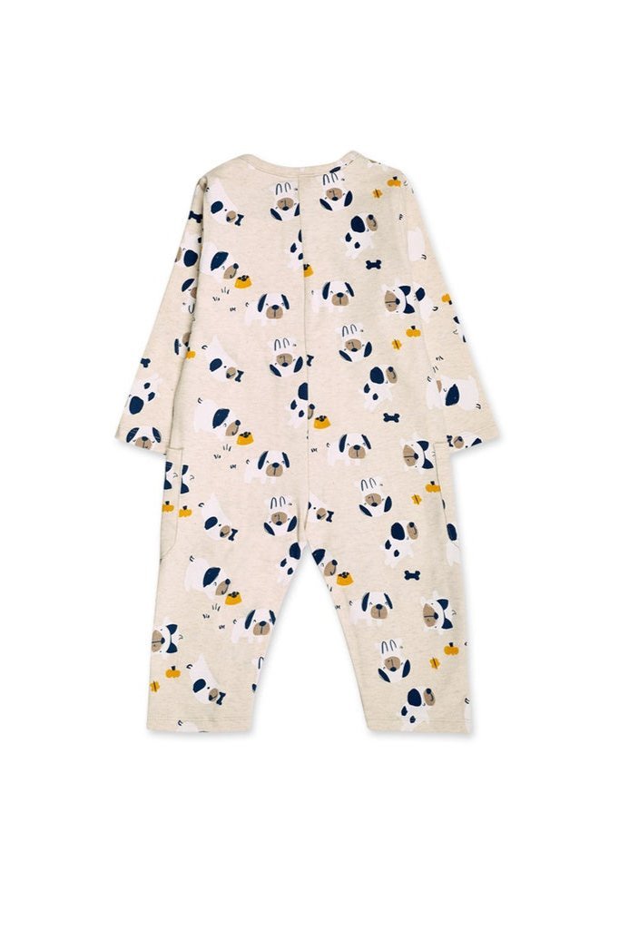 Beige Baby Sleepsuit with Pockets (Tuc Tuc)