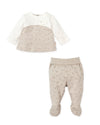 Beige Cotton Bear 2 Piece Babygrow (Tutto Piccolo)