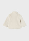 Beige Faux Fur Coat for Baby Girls (Mayoral)