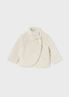 Beige Faux Fur Coat for Baby Girls (Mayoral)