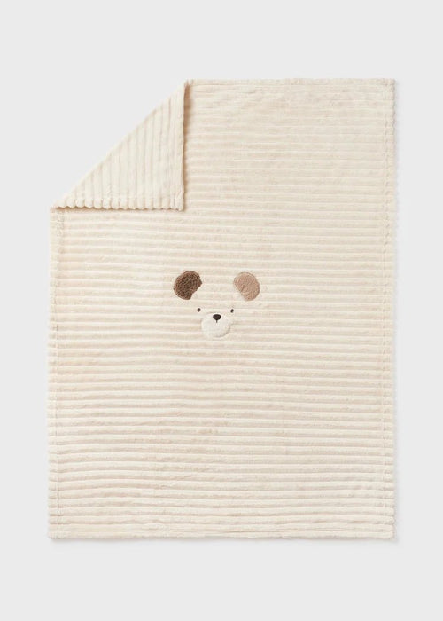 Beige Velour Bear Blanket (110cm) (mayoral)