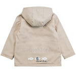 Beige Waterproof Fleece - Lined Raincoat