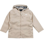 Beige Waterproof Fleece - Lined Raincoat