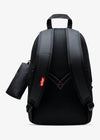 Black Backpack with Pencil Case