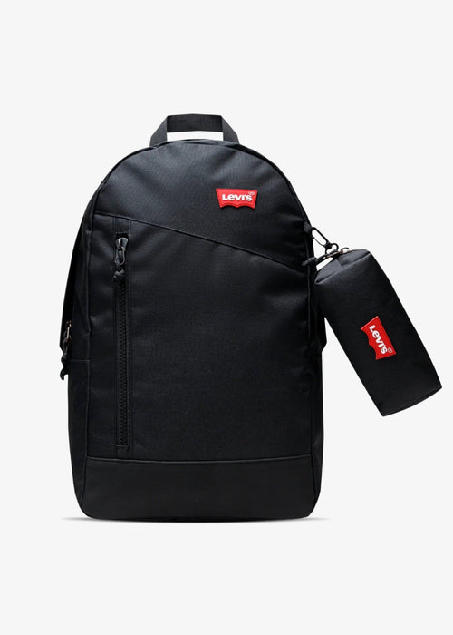 Black Backpack with Pencil Case