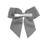 BLACK Hairclip with grossgrain bow (7cm) (Condor)