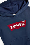 Blue Cotton Logo Hoodie (Levis)