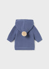 Blue Knitted Cotton Pram Coat (mayoral)