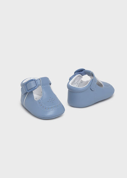 Blue Newborn Boy Pre - Walker Shoes
