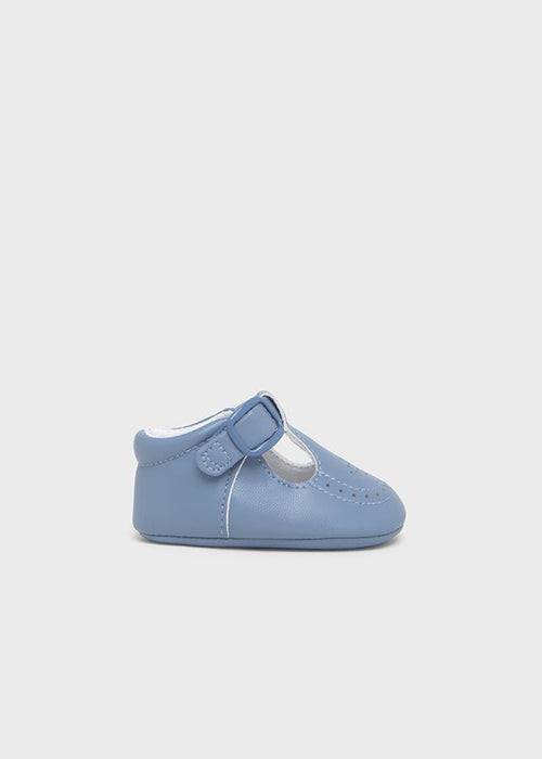 Blue Newborn Boy Pre - Walker Shoes