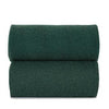 BOTTLE GREEN Gloves with Giant Velvet Bow