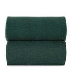 BOTTLE GREEN Gloves with Giant Velvet Bow