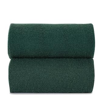 BOTTLE GREEN Gloves with Giant Velvet Bow