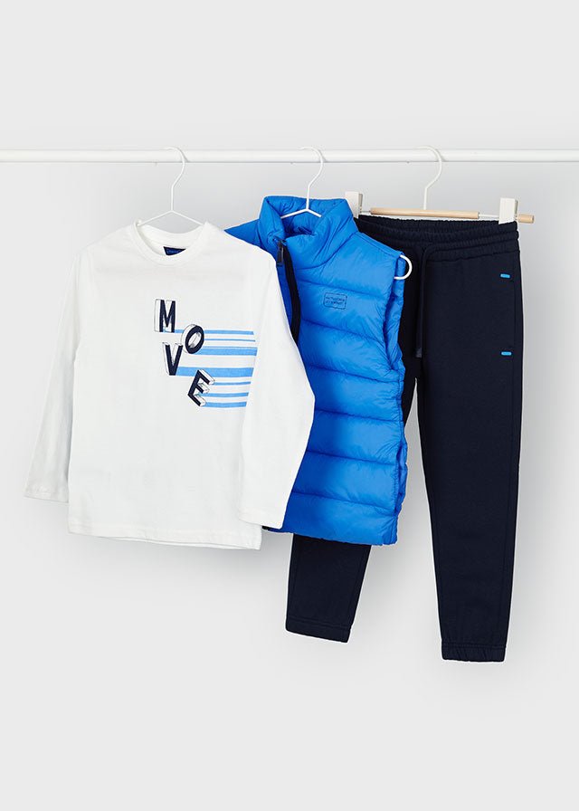 Boys' 3 - Piece Active Set with Vest, Shirt & Joggers (Mayoral)