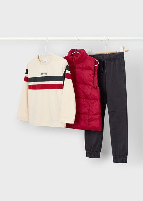 Boys 3 - Piece Tracksuit with Vest