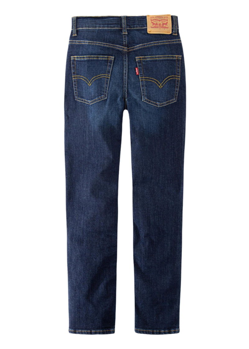 Boys 512 Slim Tapered Dark Blue Jeans