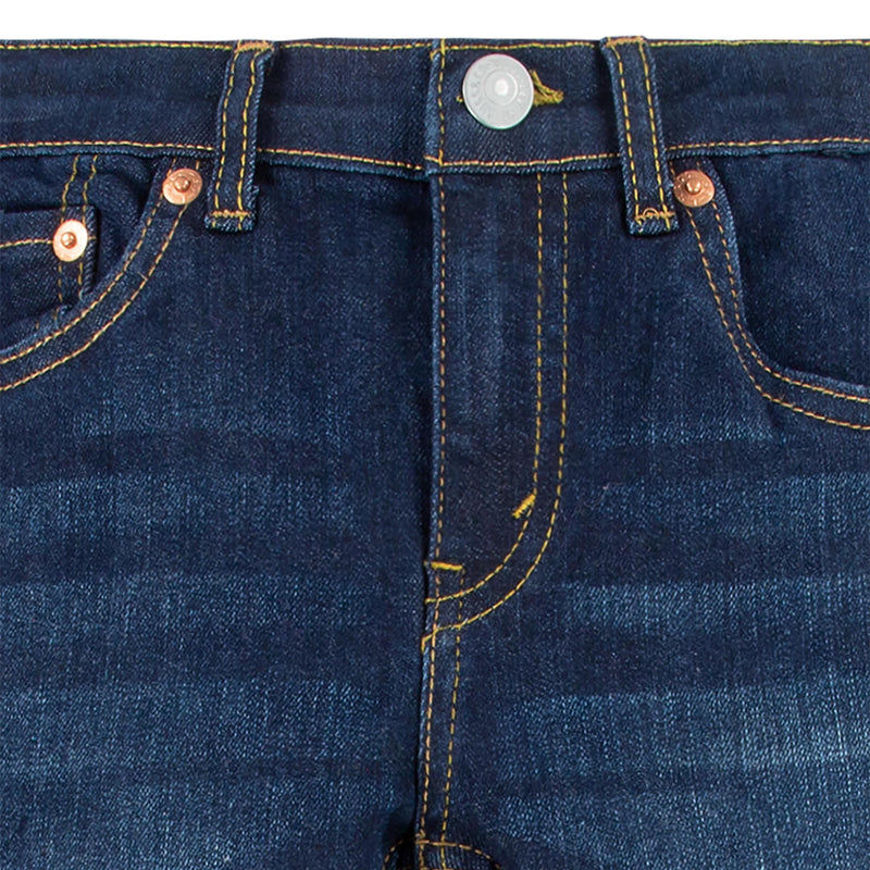 Boys 512 Slim Tapered Dark Blue Jeans