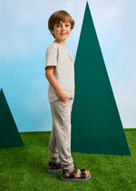 Boys Basic Cuffed Fleece Trousers