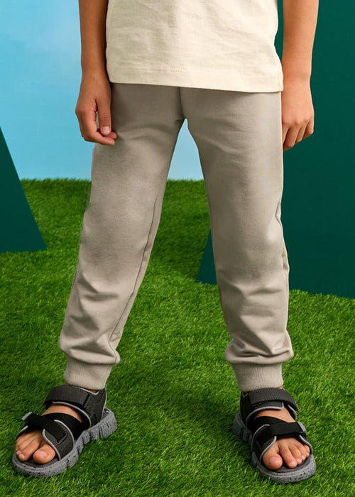 Boys Basic Cuffed Fleece Trousers