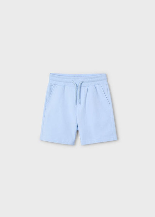 Boys Basic Fleece Shorts - Light Blue