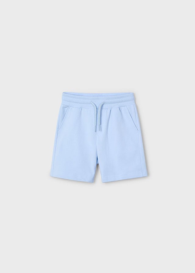 Boys Basic Fleece Shorts - Light Blue