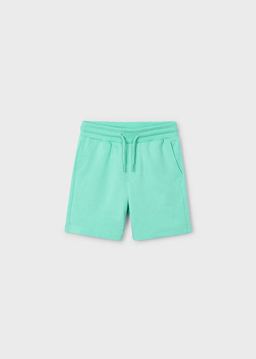 Boys Basic Fleece Shorts - Mint