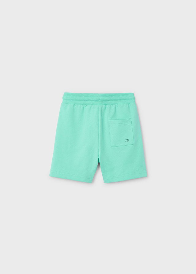 Boys Basic Fleece Shorts - Mint