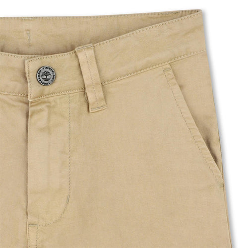 Boys Beige Bermuda Shorts