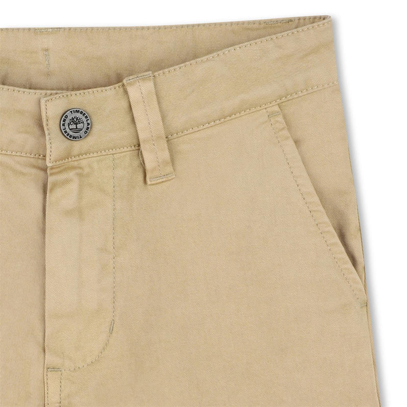 Boys Beige Bermuda Shorts