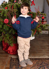 Boys Beige Chino Trousers