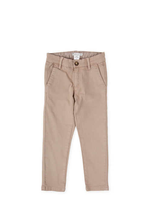 Boys Beige Chino Trousers