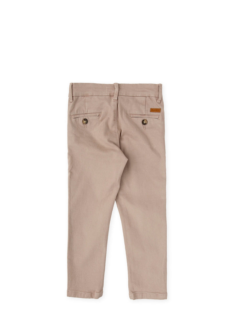 Boys Beige Chino Trousers