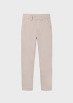 Boys Beige Cotton Chino Trousers (Mayoral)