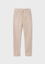 Boys Beige Cotton Chino Trousers Mayoral ( Match - A )