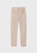 Boys Beige Cotton Chino Trousers Mayoral ( Match - A )