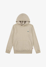 Boys Beige Cotton Hoodie