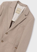 Boys Beige Cotton & Linen Blazer Mayoral ( Match - A )