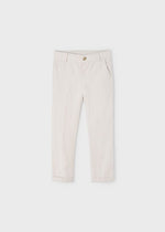 Boys Beige Cotton & Linen Pants Mayoral ( Match - D )