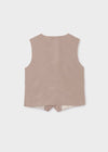 Boys Beige Cotton & Linen Waistcoat Mayoral ( Match - A )