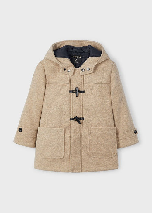 Boys Beige Felted Duffle Coat (Mayoral)