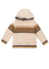 Boys Beige Hooded Sweatshirt