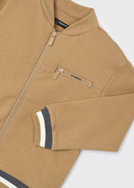 Boy's Beige Jacket with Striped Cuffs (Mayoral)