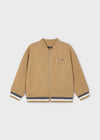 Boy's Beige Jacket with Striped Cuffs (Mayoral)