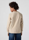 Boys Beige Long Sleeve Top With Legendary Logo