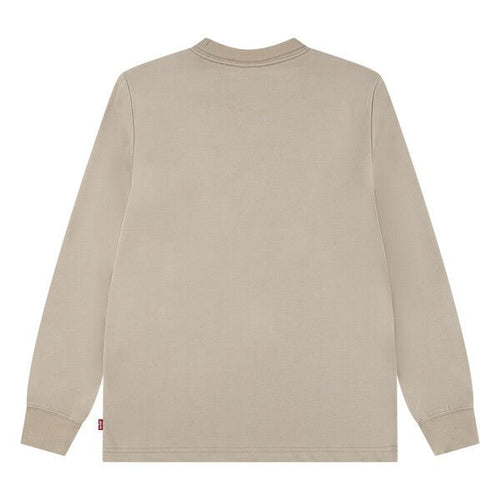 Boys Beige Long Sleeve Top With Legendary Logo