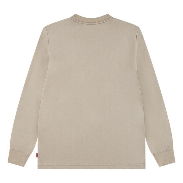 Boys Beige Long Sleeve Top With Legendary Logo